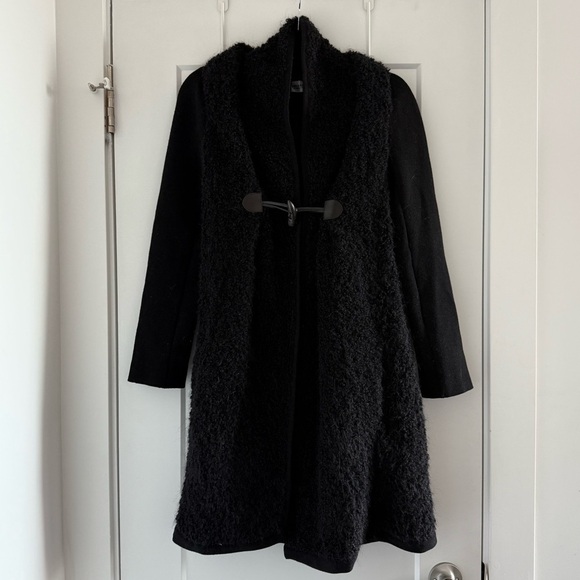 Vintage Alberta Ferretti black mohair & alpaca wool sweater jacket - Small - Picture 3 of 10